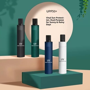 Paraguas de Viaje Manual Personalizado con Impresión de Logotipo, Resistente al Viento, Plegable, con Protección UV, Promocional, de Nailon 190T, Portátil, para la Lluvia - Product Image 4