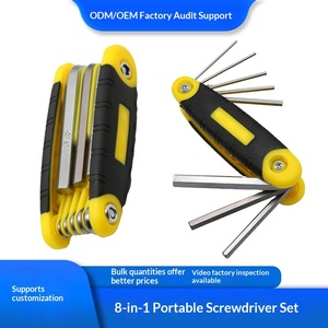 Juego de Destornilladores Plegables Hexagonales 8 en 1, Herramientas de Reparación, Destornillador Multifunción, Llave Inglesa, Venta al Por Mayor - Product Image 5