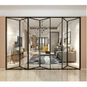 ประตูบานเฟี้ยมแบบใหม่ ดีไซน์สวยงาม <span class=keywords><strong>ราคา</strong></span>ประหยัด โครงบาง <span class=keywords><strong>อลู</strong></span><span class=keywords><strong>มิ</strong></span><span class=keywords><strong>เนียม</strong></span>อัลลอยด์ <span class=keywords><strong>กระจก</strong></span> - Product Image 1