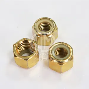 M6 Flange Rebaixada Móveis de Madeira Nylon Insert Lock Nut Hex