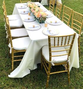 Sillas Chiavari de Resina Doradas Apilables al por Mayor a Bajo Precio para Hoteles, Banquetes, Fiestas, Eventos y Bodas - Product Image 2