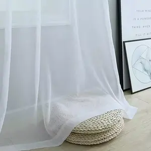 Rideau en organza Carla Depot 250x280 cm translucide avec anneaux, lot de 2, style minimaliste - Product Image 5