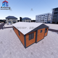 Maison conteneur moderne extensible et pliable en acier Villa préfabriquée de 2 à 3 chambres à coucher à usage commercial Modèle de 20 pieds disponible