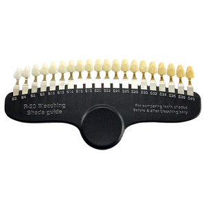 Teeth Whitening Color Palette Dental Teeth Whitening Clinic Shade Guide 20 Colors <strong>Denture</strong> Shade Guide Comparison <strong>Plate</strong> - Product Image 3