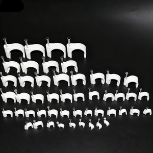 Chine Coaxial En Plastique Cercle Câble Clips Clou Murs Électrique Fil Clips Organisateur <span class=keywords><strong>Attache</strong></span> 4/6/8/10/12/20/25mm 100pcs 5000pcs - Product Image 4