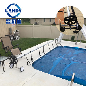 เครื่องม้วนผ้าคลุมสระว่ายน้ำ Landy รุ่น CR1 U81 ทำจากอลูมิเนียมอัลลอย รับน้ำหนักได้ 60 กก. ปรับความยาวได้ เหมาะสำหรับสระว่ายน้ำในบ้านพักตากอากาศส่วนตัว - Product Image 5