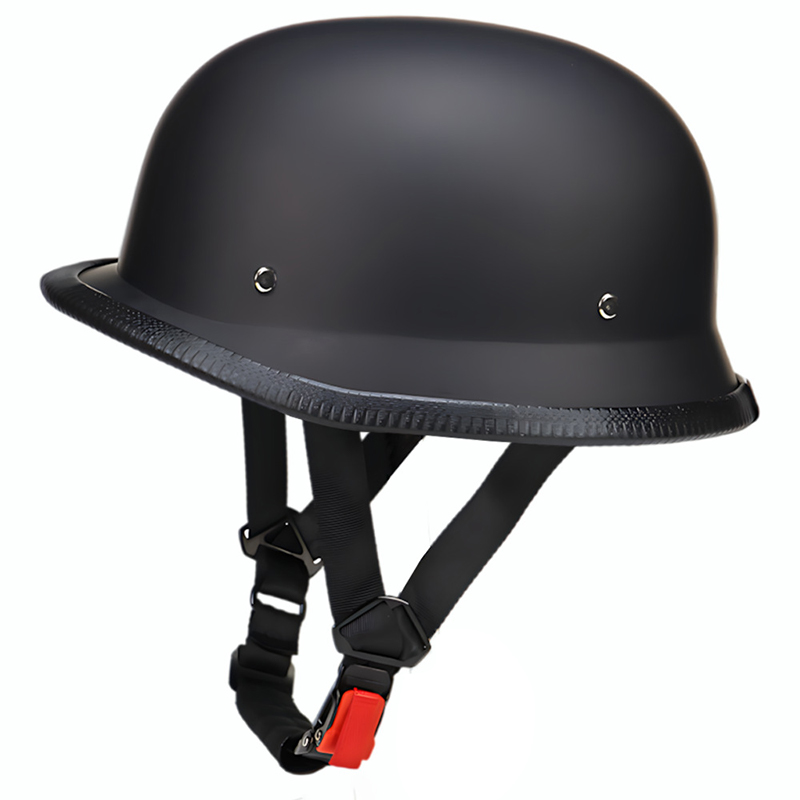 german style motorcycle half helmet D.O.T. German- Military Green XL Featherlight Comfort DOT German Style Half Helmet