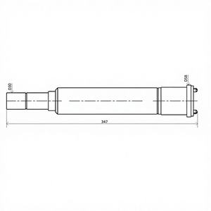 แกนเพลา CNC แบบกำหนดเอง แกนดึง และโลหะผสมเหล็กสำหรับจับยึด สำหรับงานกลึงรุ่น DH_1100EG-01-03 TW - Product Image 1