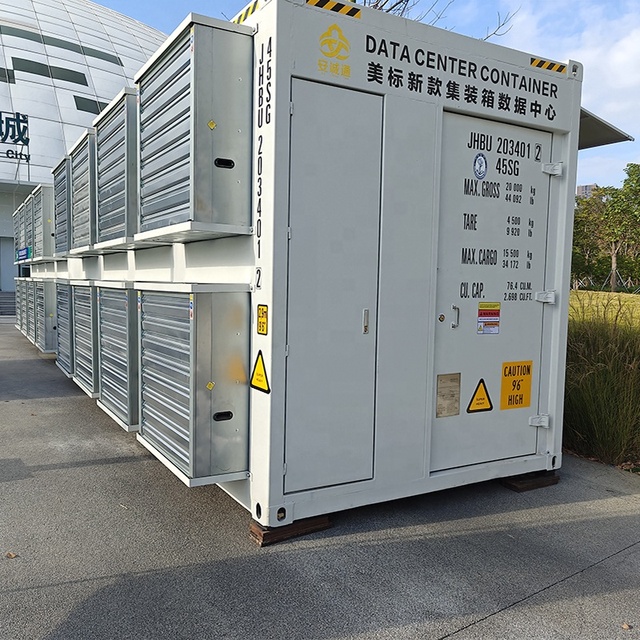 Factory-priced, Fully Certified 40-foot Modular Prefabricated Data Center Container Ready Inventory Steel