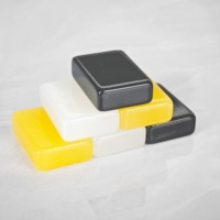Jeu de Mahjong en résine blanche vierge, 160 tuiles personnalisables à colorier à la main, blocs de jeu de société