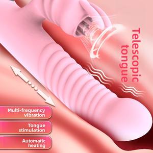 Vibrador de silicona de 20 frecuencias con lengua pequeña tipo conejo para adultos - Product Image 2