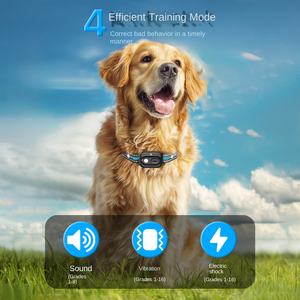 नए रिचार्जेबल नायलॉन प्लास्टिक फैशन रिमोट कंट्रोल कुत्ते प्रशिक्षण उपकरण एंटी-डॉग बैकिंग कंपन इलेक्ट्रिक शॉक कॉलर - Product Image 2