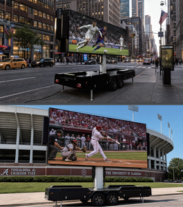 Écran publicitaire LED mobile sur remorque, mur vidéo pliable 5760x3840 pour extérieur - Product Image 6