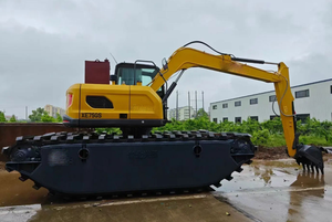 Excavatrice amphibie XE75GS <span class=keywords><strong>de</strong></span> 11,35 tonnes, pelleuse pour zones humides <span class=keywords><strong>de</strong></span> 36 kW avec flèche <span class=keywords><strong>de</strong></span> travail extensible - Product Image 2