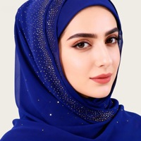 Écharpe en mousseline de soie perlée avec strass, voile de style ethnique