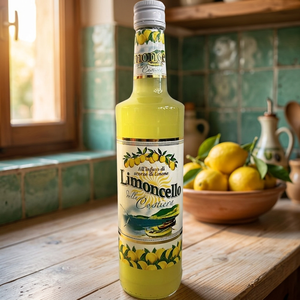 Licor italiano de alta calidad Limoncello Della Costiera 0,70 Lt - 6 botellas por caja perfectas para después de la cena - Product Image 3