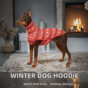 Sweat-shirt d'hiver transfrontalier pour animaux de compagnie, en velours allemand, chaud, doux, confortable et respectueux de la peau, pour chiens de taille moyenne à grande - Product Image 2