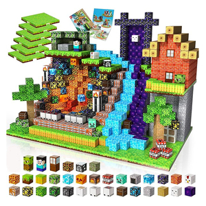 Blocs de Construction Magnétiques Créatifs sur Mesure “Mon Monde” 2.0cm 2.5cm, Jouet Éducatif pour Enfants - Product Image 1