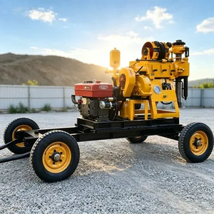 Machine de forage sur remorque à <span class=keywords><strong>broche</strong></span> verticale à quatre roues pour l'arpentage routier - Product Image 1