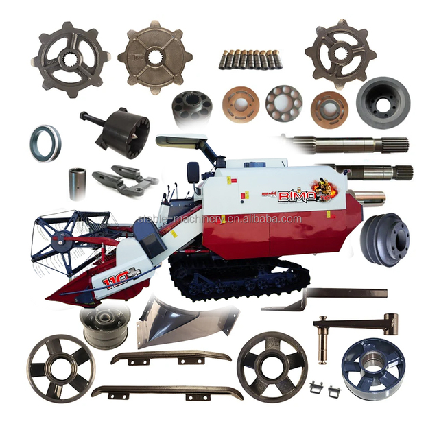 Indian Market Silver Delta RAM TRISPAN GMR ACE MAHINDRA KAIRA Paddy Track Combine Harvester Spare Parts