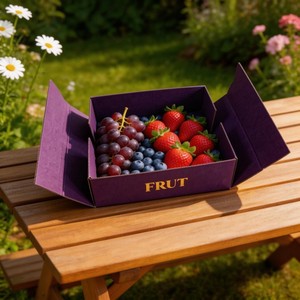 Scatola Pieghevole Personalizzata <span class=keywords><strong>per</strong></span> <span class=keywords><strong>Alimenti</strong></span> e Frutta con Finitura Lucida Opaca e Laminazione UV, Scatola Fustellata <span class=keywords><strong>per</strong></span> Confezionamento di Frutta Secca - Product Image 3