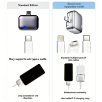 Separador de Carga RF Completamente Cargado, Ignífugo, Ligero, Inteligente, Carga Rápida de 140W, Apagado Automático, Carga Segura
