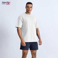 Heren Custom Hoge Kwaliteit Katoen Training Gym Sport Shirts Oversized Plus Size T-Shirts Digitaal Puff Gebreid Sportief