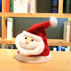 Jouet en peluche personnalisé drôle de conception de chapeau de Noël jouet en peluche d'animal en peluche - Product Image 4