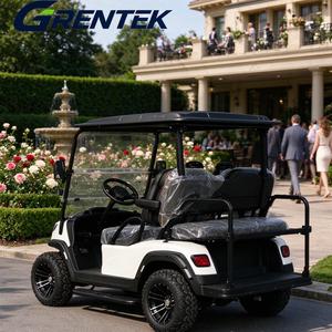 Carrito de Golf Todoterreno de 4 Plazas con Color Personalizable, Carrito de Golf Eléctrico de Litio con Suspensión Independiente y Pantalla Grande con Audio - Product Image 1