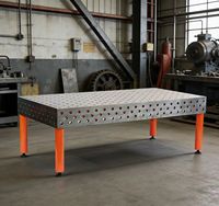 Platform Pengelasan Fleksibel Tiga Dimensi Baru, Meja Pengelasan Robot dengan Posisi Berpori, Meja Kerja Lengan Mekanik