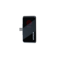 Lecteur portable RFID UHF Bluetooth Vanch 860-960 MHz USB Type C pour smartphone Android, matériau ABS, protocole ISO 18000-6C