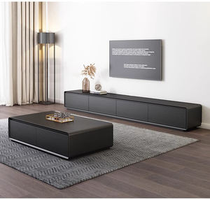 Mesas de centro de lujo Mesa de té dorada Soportes de <span class=keywords><strong>TV</strong></span> modernos Gabinetes de <span class=keywords><strong>TV</strong></span> Juegos de muebles de sala de estar - Product Image 1