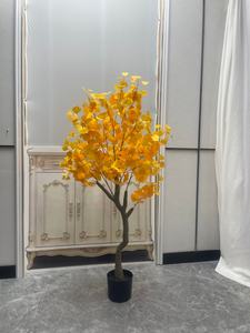 Árbol Bonsái de <span class=keywords><strong>Ginkgo</strong></span> Artificial, Poste de Plástico Grande para Proyectos de Jardinería, Árbol Decorativo Artificial para Paisajismo - Product Image 6
