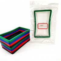 Porte-cartes de crédit en silicone personnalisable MILAIYOU, blocage RFID, options d'impression par transfert thermique/sérigraphie/laser, minimaliste, sans logo