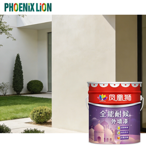 Revêtement mural extérieur à base d'eau de haute qualité, résistant aux UV, lavable, agent d'étanchéité pour bâtiments modernes et anciens - Product Image 2