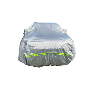 Cubierta de coche Oxford plateada Universal para las cuatro estaciones, función impermeable de refrigeración y aislamiento para exteriores - Product Image 2