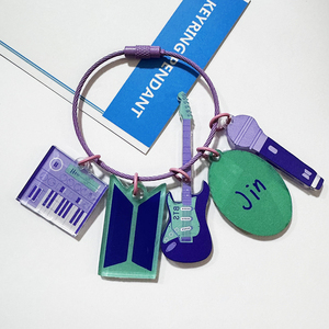 Wholesale Custom J-HOPE JIMIN JK Youth Acrylic Double-Sided <b>Key</b> <b>Ring</b> Pendant UV Printing Fashion Trend Souvenir - Product Image 4