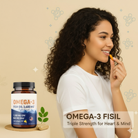 Complément alimentaire d'huile de poisson oméga 3 haute puissance EPA DHA, antioxydant, saveur citron naturel, capsules molles pour la santé cardiovasculaire et la vision