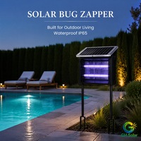 Piège à insectes solaire rechargeable 15W avec 90 tubes LED, chargement USB, vente en gros directe usine