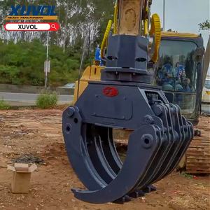 LIFT 2215LBS NEW Wood Log Grapple Forest Mechanical Grapple with Motor <b>Pump</b> Gear Engine Bearing PLC-Core Components Included - Product Image 1