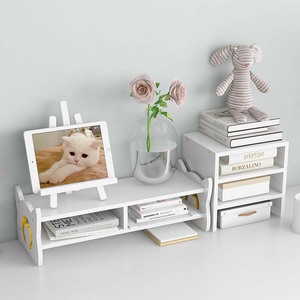 Monitor Stand Computer Riser <b>Desktop</b> <b>Shelf</b> 2 Tier Storage Base For Office Use - Product Image 3