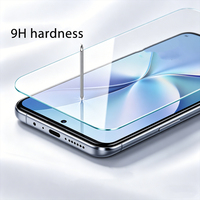 Protection d'écran en verre trempé HD 9H de haute qualité pour téléphone portable Redmi Note 14 Pro 5G/Poco X7 (2+2 pièces)