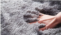 Modern High Pile Eco-Friendly Super Soft Master Bedroom Rug Mat Snow Sledge Play Set Carpet