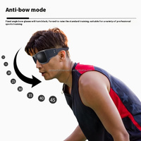 Lunettes de formation de vision stroboscopique lunettes de dribble-up lunettes d'entraînement de tennis outils d'entraînement anti-arc