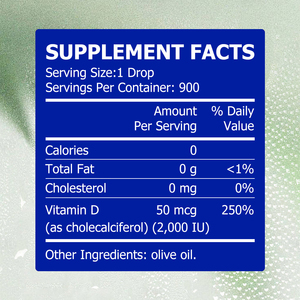 OEM Compra al por Mayor Gotas Líquidas de Vitamina D3 de Alta Calidad para Mantener Articulaciones Saludables, la Cognición y el Estado de Ánimo, Contiene Vitamina D - Product Image 2