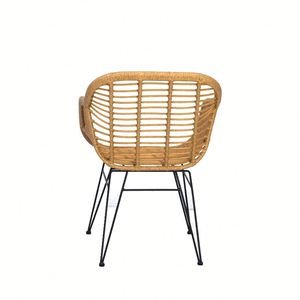 Chaise de salle à manger en rotin de qualité supérieure Chaise en rotin Chaise de patio en rotin sans bras pour mariage à l'extérieur - Product Image 6