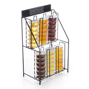Extra Large Storage Glass Drawer for <strong>Bartesian</strong> Capsules <strong>Pods</strong> - Fits 36 <strong>Bartesian</strong> Coffee <strong>Pod</strong> Capsule Compatible - Product Image 3