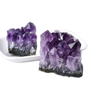 Uruguayan Thạch Anh Tím Tự Nhiên Cụm Nguyên Khối Pha Lê Geode Cho Trang Trí Nội Thất Demagnetization Trang Trí Chip Thủ Công Mỹ Nghệ Nguyên Đá Nhà - Product Image 4