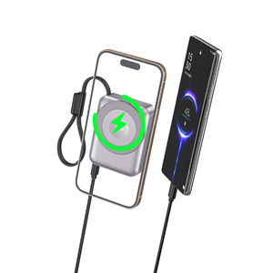 Batería Externa Magnética Ultra Delgada y Portátil <span class=keywords><strong>de</strong></span> 10000mAh con Enchufe Directo Integrado y Correa <span class=keywords><strong>de</strong></span> Mano, Carga Rápida <span class=keywords><strong>de</strong></span> 22.5W - Product Image 5