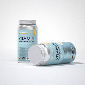 Gummies vitaminées nootropiques sans sucre pour enfants, marque privée, en bouteille d'aluminium scellée avec bouchon à anneau de traction - Product Image 1